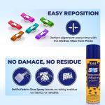 Odif 505 Spray Baste with Pixiss Clothespins