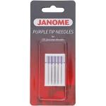 Janome Purple Tip Needles Size 90/14 for Heavy Fabrics