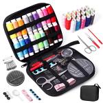 JUNING Portable Sewing Kit with Case and Essentials