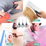 8" Heavy Duty Scissors with Comfort Grip - 3-Pack