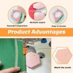 3-Pack Magnetic Seam Guides for Sewing Machines