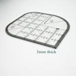 Curved Corner Cutter Quilting Ruler and Templates