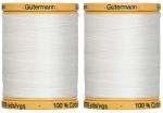 Gutermann 2-Pack Natural Cotton Thread – White