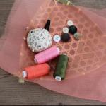 72-Piece Colorful Sewing Thread Set with Bobbins