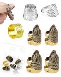 7-Piece Thimble Kit for Quilting and Sewing