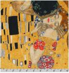 Gustav Klimt The Kiss 24 Inch Quilt Panel