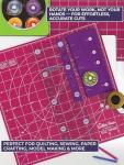 Quilted Bear 12" Rotating Cutting Mat (Pink)