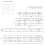 5-Piece Non-Slip Acrylic Quilting Ruler Set