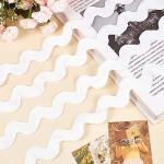 White Zig Zag Rick Rack Trim - 9 Yards