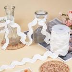 White Zig Zag Rick Rack Trim - 9 Yards