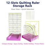 Quilting Ruler Holder and Silicone Grip Rings Set