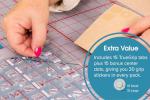 TrueCut Non-Slip Ruler Grips for Quilting