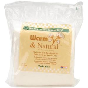 Warm & Natural Cotton Quilt Batting - Twin Size