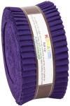 Kona Cotton 40 Piece Strips - Purple Fabric