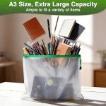 Umriox 16 Pack Colorful Large Zipper Bags