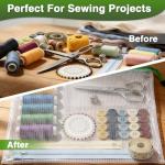 Umriox 16 Pack Colorful Large Zipper Bags