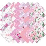 42-Piece Pink Charm Pack for Quilting Projects