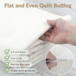 Natural Cotton Quilt Batting, 47 x 59 Inch