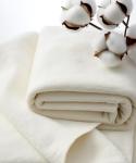 Amish Quilt Throw Batting, 60"x60", Natural Cotton
