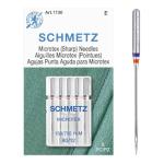 SCHMETZ Microtex Sharp Needles for Quilting, Size 80/12