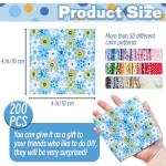 150PC Cotton 4"x4" Pre-Cut Quilt Squares Bundle