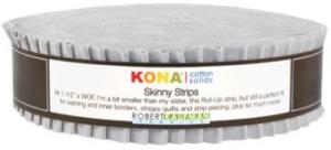 Kona Cotton Ash 1.5-inch Skinny Strips Bundle