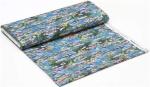 Blue Water Lily Fabric by Robert Kaufman