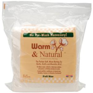 Warm & Natural Cotton Quilt Batting – Full Size
