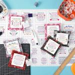 Pocket Prayer Quilt Panel with Wooden Crosses