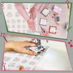 Pocket Prayer Quilt Panel with Wooden Crosses