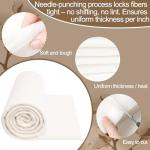 Natural Cotton Batting for Quilting and Crafts
