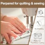Natural Cotton Batting for Quilting and Crafts