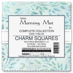 Morning Mist 5-Inch Squares Charm Pack by Lunn Studios