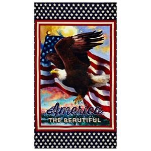Patriots Eagle Americana Fabric Panel by Robert Kaufman