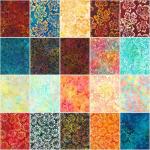 Fall Splendor 5-inch Charm Squares by Lunn Studios