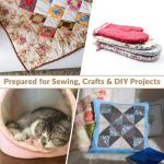 Natural Cotton Quilt Batting, 47 x 59 Inch