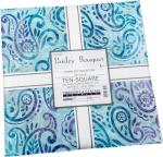 Paisley Bouquet 10-Inch Square Fabric Bundle