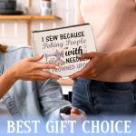 Sewing Gifts Makeup Bag for Quilters and Crafters