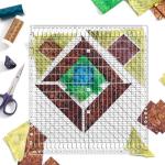 12.5" Slotted Quilting Ruler for Accurate Cutting