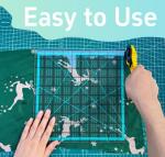 Set of 8 Acrylic Quilting Rulers in Various Sizes