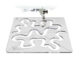 Meander Ruler Acrylic Templates for Free-Motion Quilting