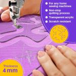 Meander Ruler Acrylic Templates for Free-Motion Quilting