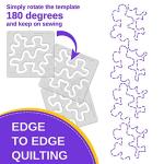 Meander Ruler Acrylic Templates for Free-Motion Quilting