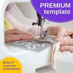 Meander Ruler Acrylic Templates for Free-Motion Quilting