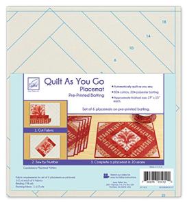 Casablanca Quilt As You Go Placemats Pattern Set