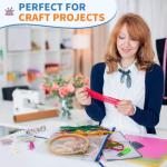 Umriox 16 Pack Colorful Large Zipper Bags