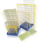 12-Slot Quilting Ruler Storage Rack Organizer