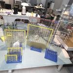 12-Slot Quilting Ruler Storage Rack Organizer