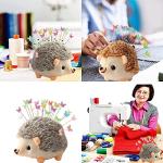 Hedgehog Pin Cushion Kit with 100 Colored Pins