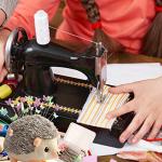 Hedgehog Pin Cushion Kit with 100 Colored Pins
